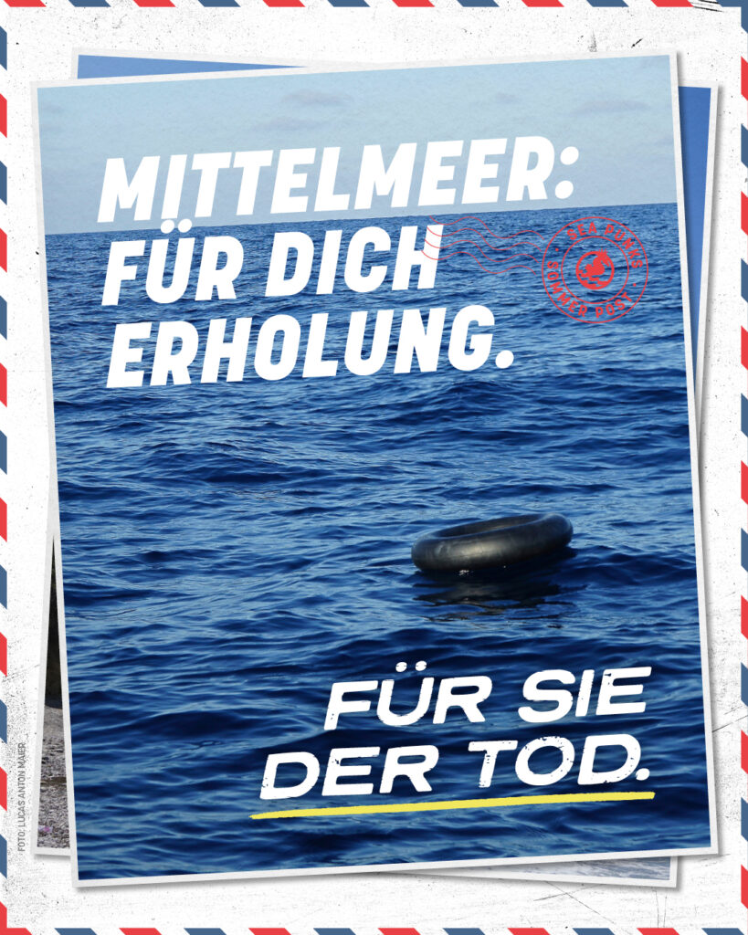 Mediterranean Sea: Relaxation for you. Death for them. 