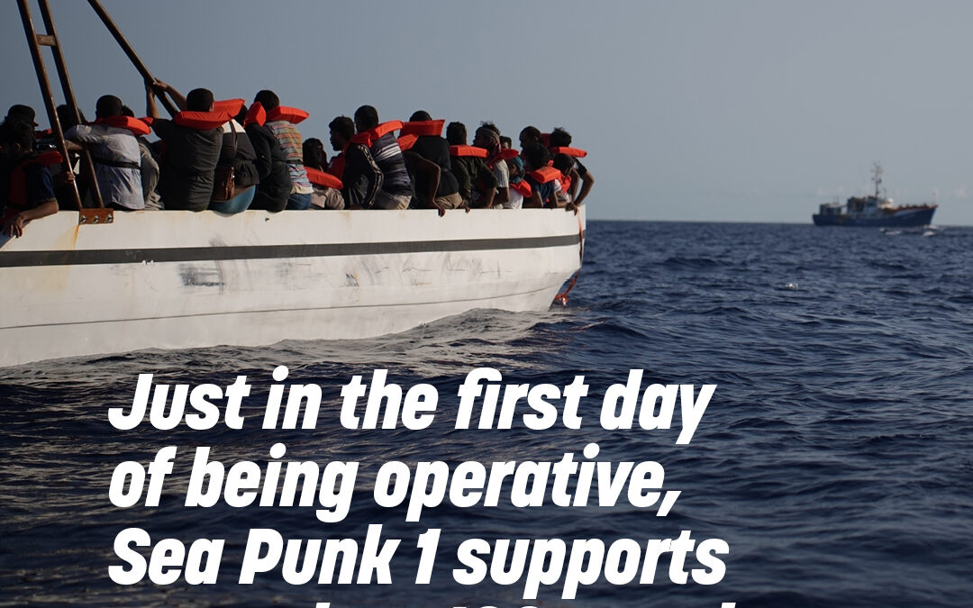 Just in the first day of being operative, Sea Punk I supports more than 100 people in distress at sea