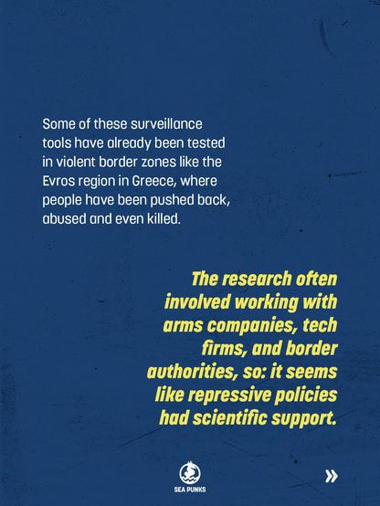 text in front, blue background
