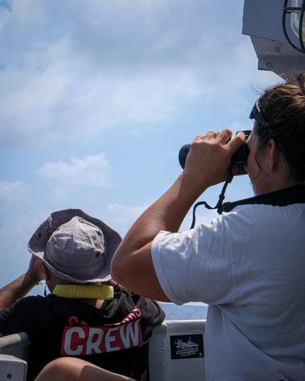 crew members of Sea Punk I in lookout