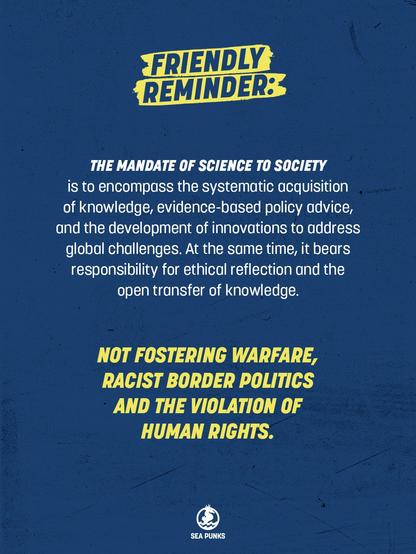 text on blue background